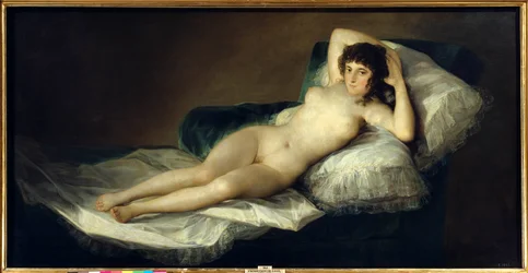 A meztelen maja, kb. 1800