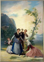Francisco de Goya tavaszi festménye (1746-1828) 19. század. Homályos. 2,77 X 1,92 m. Madrid. Prado Múzeum