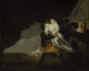 Az akasztott szerzetes, 1810 körül
