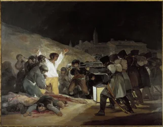 Május harmadika 1808 - olaj, cnavas képen