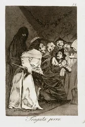 Nyeld le, kutya (Caprichos 58)