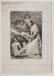 Caprichos: Fúj, c. 1799.