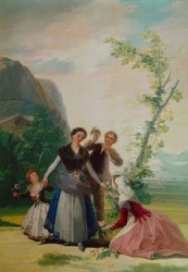 Virágárus lányok, avagy tavasz. 1786