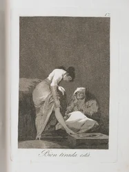 Tányér Los Caprichosból, 1797-1798