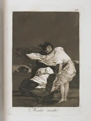 Tányér Los Caprichosból, 1797-1798