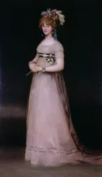 Mária Terézia de Bourbon y Vallabriga, Chinchon grófnőjének portréja, 1801 körül