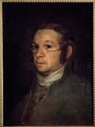 Francisco de Goya (1746-1828) önarcképfestménye 19. századi nap. 0,54x0,39 m Bayonne, Musee Bonnat – Önarckép. Francisco de Goya festménye (1746-1828)