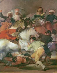1808. május 2. Madridban, avagy Harc a mamelukokkal, jobb alsó részlet, 1814