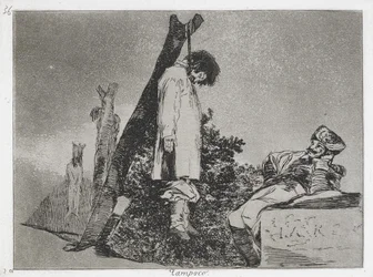 Nem (ebben az esetben) sem (Tampoco) A háború katasztrófái című sorozatból (Los Desastres de la Guerra ...