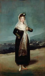 A Marquesa de Santiago arcképe