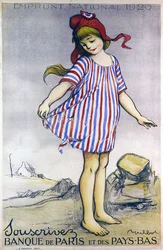 Az 1920-as nemzeti kölcsönt hirdető plakát, Banque de Paris et des Pays-Bas