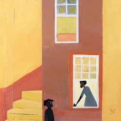 Window Talk, 2001 (vegyes technika, vászon)