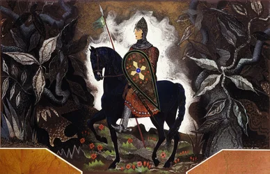 A normann lovag, 1932 körül (gouache a fedélzeten)