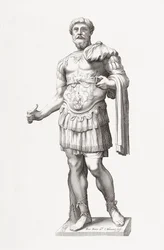 Marcus Aurelius római császár. Portré.