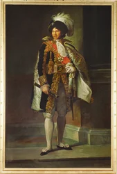 Joachim Murat, tábornok, nápolyi király, Caroline Bonaparte, Napóleon húgának férje ... (festmény, vászon)