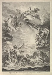 Neptunusz lecsendesíti a vihart Neptunusz lecsendesíti a vihart, 18. század.
