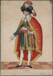 Paul de Barras portréja 1755-1829, c. 1795.