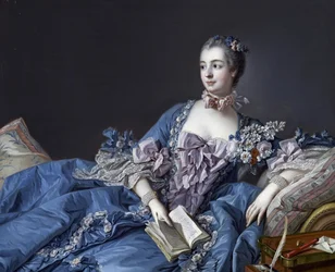 Pompadour márkiné (1721-1764) portréja (Jeanne Antoinette Poisson, Pompadour márkiné (Madame de Pompadour néven ismert) portréja