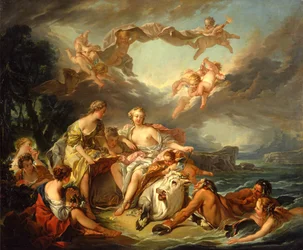 Európa elrablása, 1747 után (olaj, vászon)