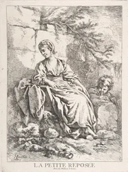 A pihenő kislány