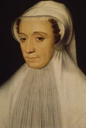 Marguerite de Valois portréja (Saint-Germain-en-Laye kastélya 1553-Párizs 1615), Francois Clouet (1515-1572)