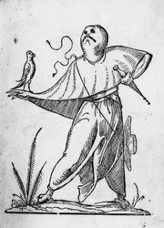 Illusztráció Francois Desprez "Pantagruel humoros álmai"-ból, megjelent 1565-ben.