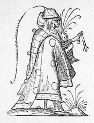 Illusztráció Francois Desprez 1565-ben megjelent "Pantagruel humoros álmai" című művéből