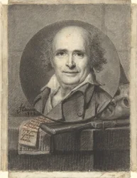 André Ernest Modeste Grétry zeneszerző portréja 1741-1813, 1808.