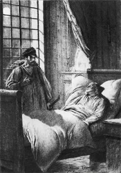 Illusztráció a Nyomorultakból, Victor Hugo (1802-85)
