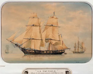 Taktikai brig, 1792-ben építette, Francois Roux (1811-1882), Franciaország