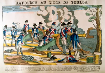Napóleon Toulon ostrománál, 1793, kb. 1835