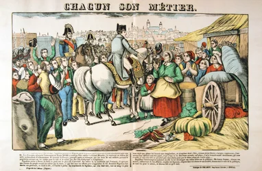 Napóleonok visszatérnek Párizsba Elba szigetéről, 1815, 1835