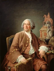 Edmé Bouchardon építész portréja 1698-1762.