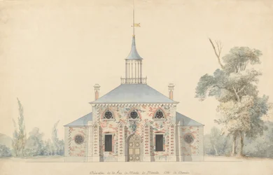 Magaslat a tervezett malomhoz Méréville-ben, n.d.