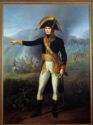 Charles Leclerc tábornok portréja (1772-1802) Francois Joseph Kinson (1771-1839) festménye 19. századi Malmaison, musee du chateau