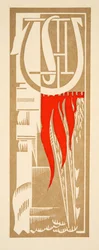Grafikus illusztráció: Prometheus Enchained by Aischylus, pub. 1941 (sablonnyomat)