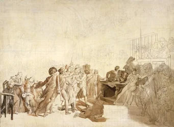 1792. augusztus 10., 1795-1799 körül (olaj és grafit, vászon)