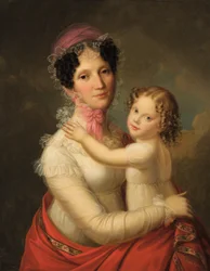 Mayer Eleonora, Freifrau zu Gravenegg Isabella lányával