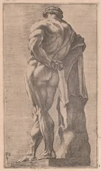 A Farnese Hercules hátulról nézve [4. tábla]