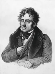 Francois-Rene, de Chateaubriand vicomte (1768-1848), francia író, politikus, diplomata és történész portréja