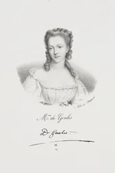 Félicité de Genlis írónő portréja