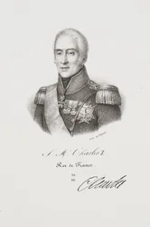 X. Károly király portréja