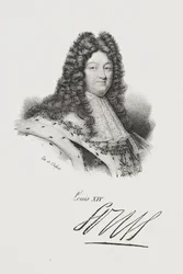 XIV. Lajos király portréja