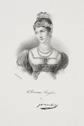 Pauline Borghese hercegnő (Marie Paulette Bonaparte) portréja