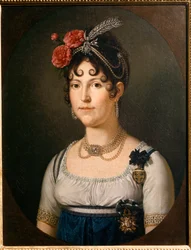 A spanyol Maria Luisa, Lucca hercegnőjének portréja. 19. század (festmény)