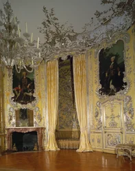 Amalienburg, a kis vadászkastély a Nymphenburg kastély területén belül.