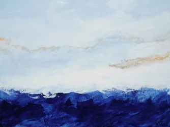 Aranyszínű kék horizont