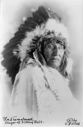 Red Tomahawk, Sitting Bull megölője, kb. 1890-1910