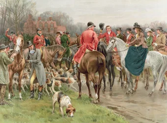 Egy téli reggel, a Körte Évkönyvből, 1908 (wc papíron)