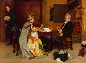Ügyvédjével konzultált, 1892